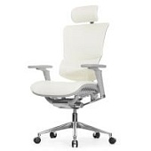 Ортопедическое кресло Falto Leather Premium Белое