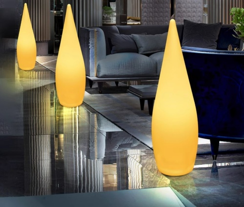 Светильник Капля 24х80 питание от 220 В, RGB