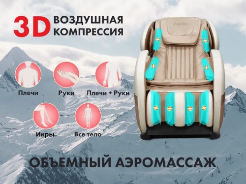 Массажное кресло FUJIMO QI Business Edition Шампань
