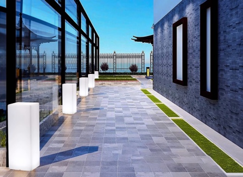 Светильник Колонна 30х50 питание от сети 220В, RGB