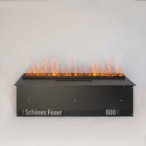 Электроочаг Schönes Feuer 3D FireLine 800 со стальной крышкой в Туле